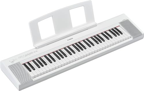 Yamaha NP-15 Piaggero - Teclado digital ligero y port谩til, con 61 teclas sensibles a la pulsaci贸n y 15 voces de instrumentos