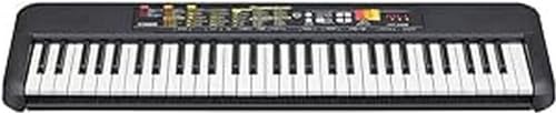 Yamaha PSR-F52 - Teclado digital portátil y compacto con 61 teclas, 144 voces de instrumentos y 158 estilos de acompañamiento, color negro