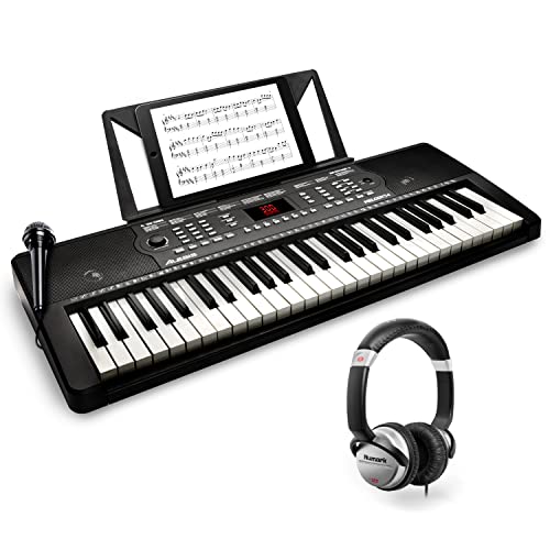 Alesis Melody 54 Piano elÃ©ctrico portÃ¡til con teclado de 54 teclas de estilo piano + Numark HF125 Auriculares de DJ Profesionales UltraportÃ¡tiles con Cable de 1,8 m
