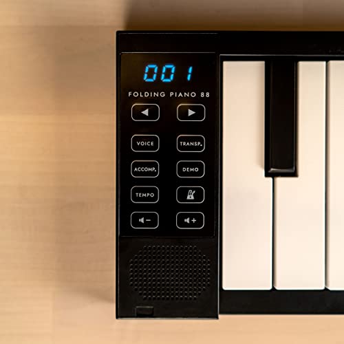 BLACKSTAR Carry-on 88 - negro Piano plegable de 89 Teclas Negro de Blackstar. Controlador MIDI USB con batería recargable
