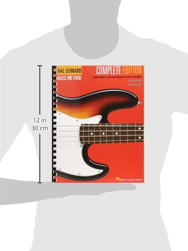 Hal leonard electric bass method - complete ed. - contains books 1,2, and 3 - (Hal Leonard Bass Method)