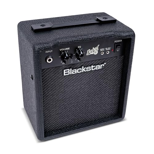 Blackstar Debut 10 LT Amplificador Combinado para Guitarra elÃ©ctrica de 10 vatios, Principiantes, Controles de Volumen y Ecualizador, Entrada de Audio y Salida de Auriculares/emulada